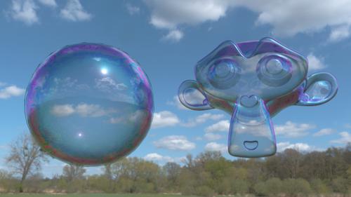 Procedural Soapy Bubble Material preview image
